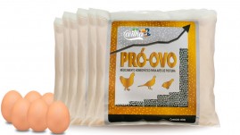 Pró-ovo homeopático p/ aumentar postura em galinhas e codornas - 2,4kg
